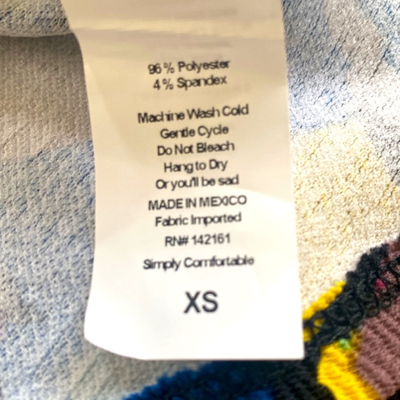 LuLaRoe 💛“NICOLE”💙 FIT-AND-FLIRT MIDI DRESS SIZE EXTRA SMALL 🌟NWT🌟 - Picture 10 of 13